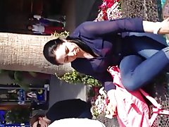 Топла milf во чиста блуза